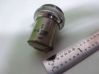 MICROSCOPE PART VINTAGE OBJECTIVE BAKER LONDON 2/3 OPTICS AS IS BIN#H7-A-06