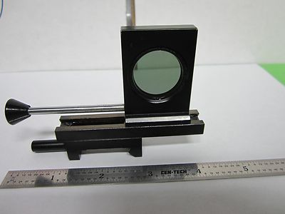 MICROSCOPE PART POLARIZER AUS JENA GERMANY OPTICS AS IS BIN#M3-87