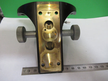 Wild M20 Brass Stage +Cond Holder Microscope Part