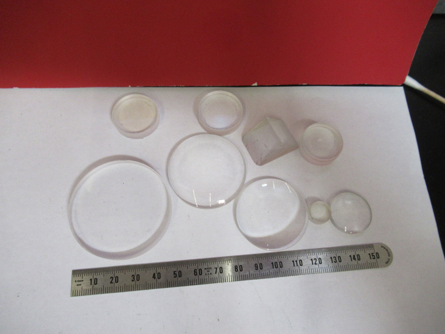 OPTICAL LOT LENSES ASSORTED OPTICS S4-B-69