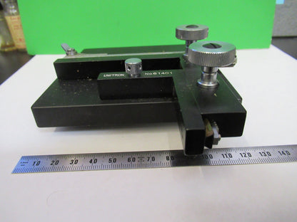 UNITRON MPH JAPAN XY STAGE TABLE MICROSCOPE PART AS PICTURED U8-A-13