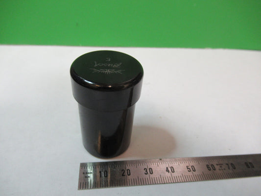 Empty Vintage Brass Busch Objective Container Microscope Part