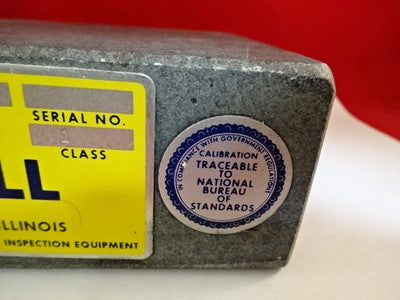 METROLOGY INSPECTION DoALL GRANITE FLATNESS TABLE AS IS #51-A-01