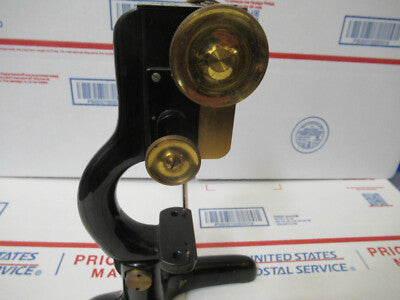 ANTIQUE BAUSCH LOMB LIMB FRAME STAGE MICROSCOPE PART AS PICTURED TB3-A