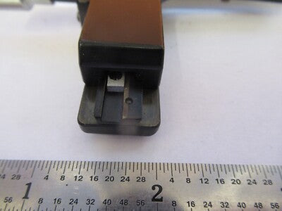 Antique Japan Stage Clips Xy Micrometer Microscope Part
