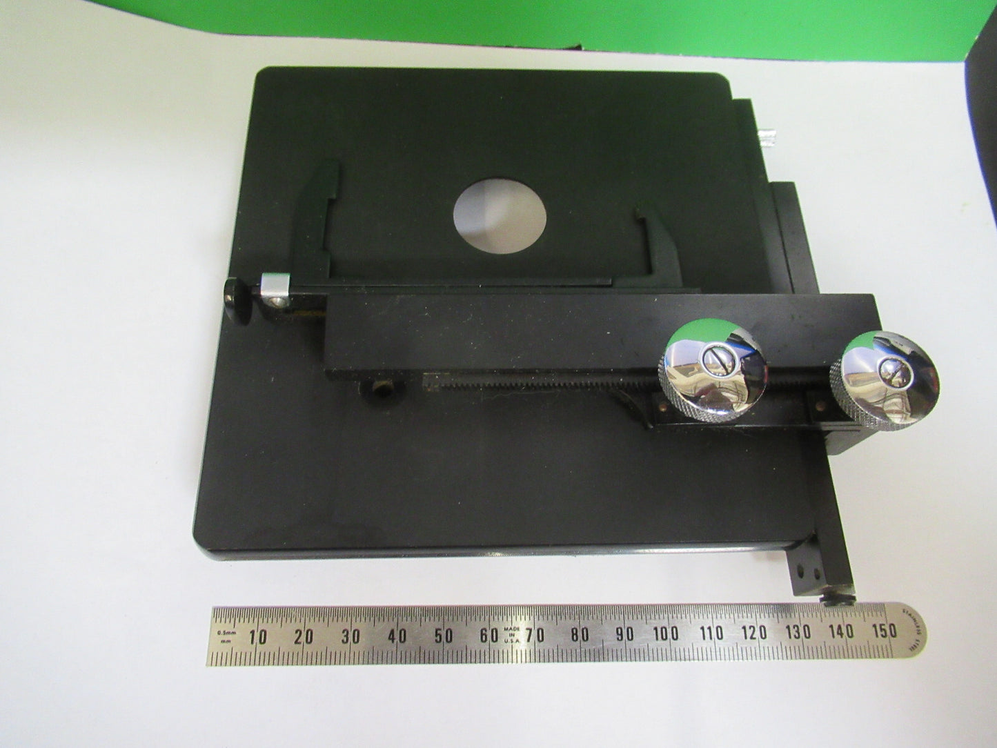 Antique Spencer Lens Co. Xy Stage Table Microscope Part Optics American Optical Co