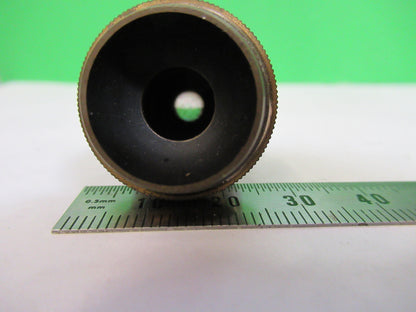ANTIQUE BAUSCH LOMB BRASS OBJECTIVE 1/6 MICROSCOPE PART AS PICTURED S7-A-33
