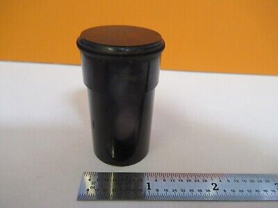 ANTIQUE BRASS EMPTY OBJECTIVE CAN ZEISS A3 MICROSCOPE PART AS PICTURED &7B-B-35