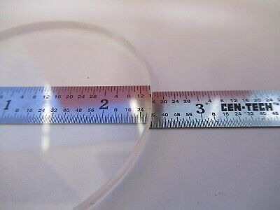 OPTICAL FLAT BK7 GLASS PLATE 2.5" DIAMETER LASER OPTICS AS PICTURED &4B-A-10