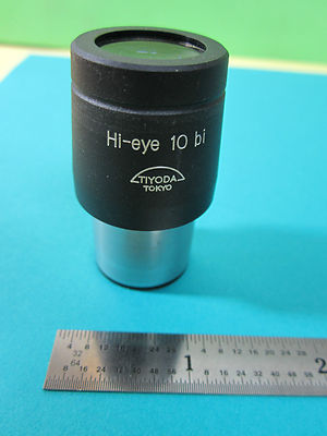 Microscope Part Tiyoda Japan Eyepiece Optics Hi-eye 10 Bi