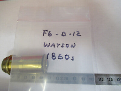 Antique Brass Watson UK 1860s Objective Microscope Part