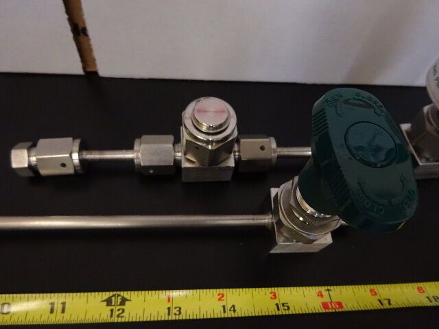 FOR PARTS SWAGELOK ASSEMBLY VALVE marked bad FITTINGS OK SOLD AS IS #TB-3