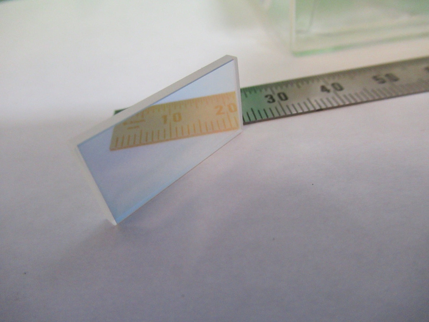 OPTICAL SPECTRA PHYSICS COATED PLATE LENS PHOTONICS OPTICS AS PICTURED T6-B-33