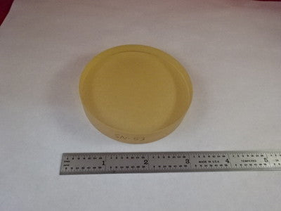 OPTICAL FLAT 3" DIAMETER UNCOATED POLISH DULL ZERODUR LASER OPTICS AS IS #80-06