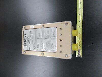 FOR PARTS OR REPAIR SOLAR CONTROL SPEED TEMPERATURE  UH-60 AIRCRAFT #TC-2