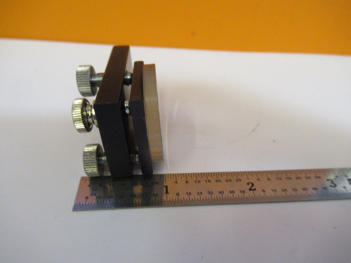 OLYMPUS JAPAN MOUNTED MIRROR CONCAVE OPTICS MICROSCOPE PART AS PICTURED &A5-A-03