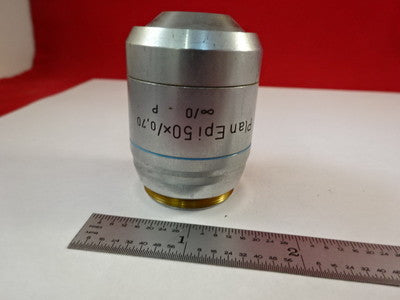 MICROSCOPE POLYVAR REICHERT LEICA OBJECTIVE PLAN EPI 5OX POL AS IS B#C5-H-07B