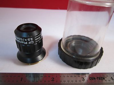 Optical Microscope Objective Aus Jena 2.5X Infinity Plan Achro Optics