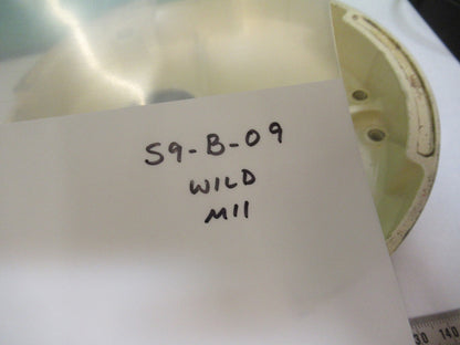 WILD HEERBRUGG M11 ALUMINUM BASE MICROSCOPE PART AS PICTURED #S9-B-09
