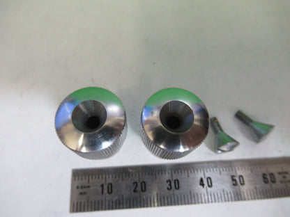 UNITRON JAPAN SET KNOBS MICROSCOPE PART AS PICTURED &Z1-A-137