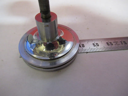 ANTIQUE BAUSCH LOMB SET OF KNOBS GEAR STAGE MICROSCOPE PART AS PICTURED V7-A-48