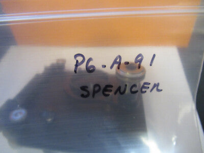 ANTIQUE SPENCER AO  STAGE XY TABLE MICROSCOPE PART AS PICTURED P6-A-91