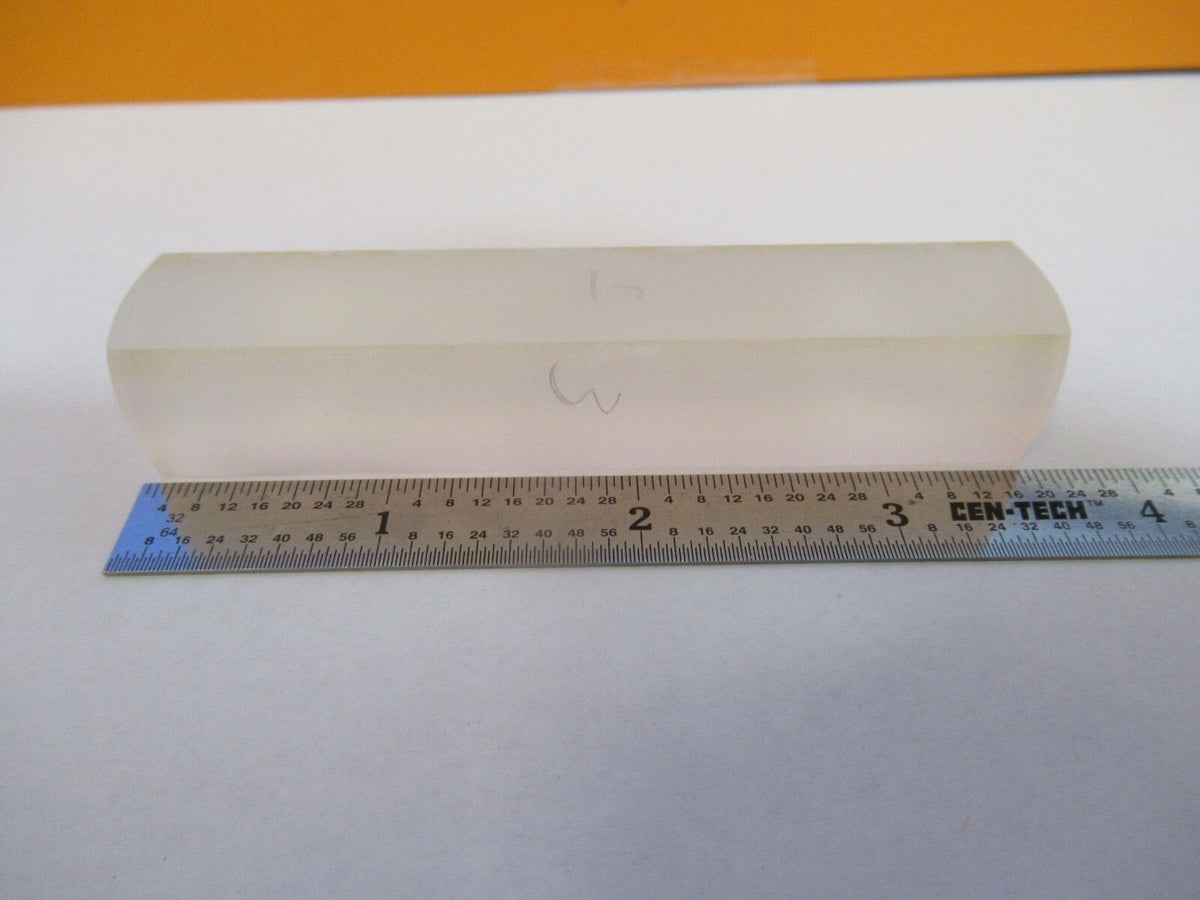 Optical Long Bi Convex Bar Glass Lens Rare Laser Optics