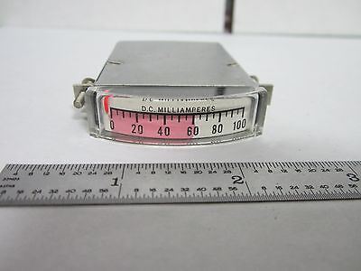 VINTAGE SIMPSON DC MILLIAMPERES ELECTRIC DISPLAY AMPS BIN#L1-14