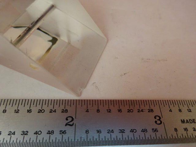 Microscope Part Nikon Japan Glass Prism [chipped] Optics