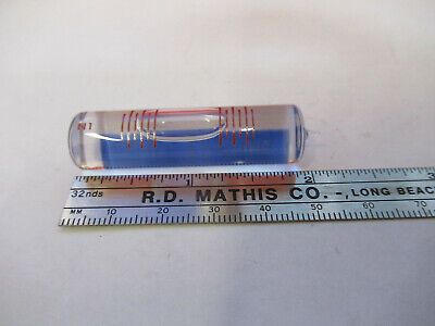 EDMUNDS BUBBLE LEVEL VIAL 40mm AS PICTURED &A7-B-11
