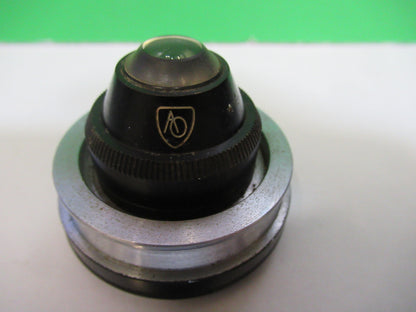 SPENCER AO ANTIQUE CONDENSER +IRIS OPTICS MICROSCOPE PART AS PICTURED 80-B-17