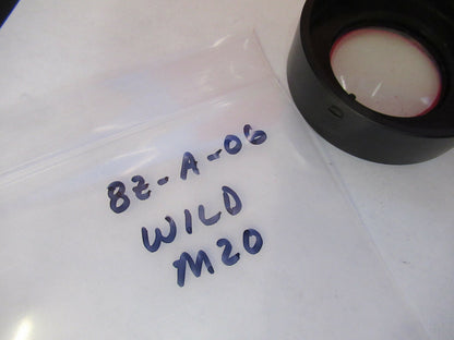Wild Swiss M20 Cover Lens Brightfield Optics Microscope Part