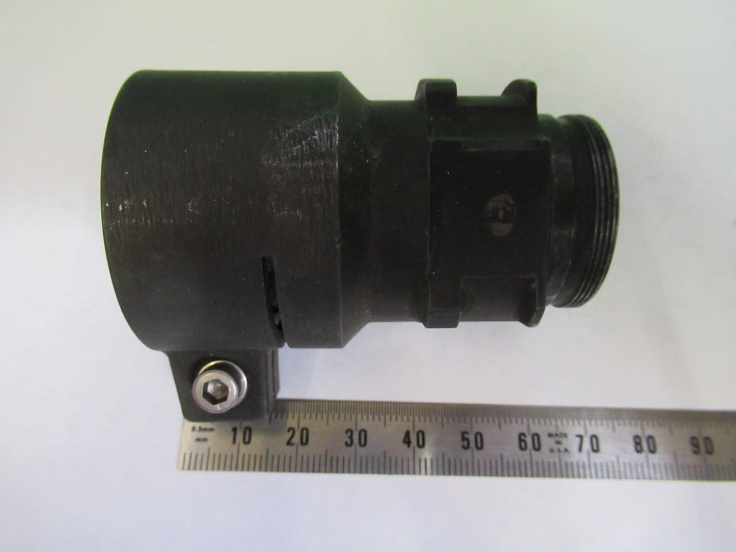 OPTICAL MIL SPEC HEAVY LENS ASSEMBLY LASER OPTICS AS PICTURED X7-A-62