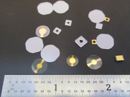 LOT ASSORTED PIEZO QUARTZ PIEZOELECTRIC BLANKS ULTRASONIC SENSOR &FT-1-B-04