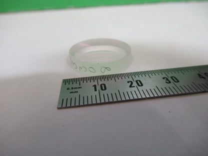 OPTICAL  MIL SPEC BK7 CIRCULAR PLANO CONCAVE LENS OPTICS AS PICTURED 80-B-14