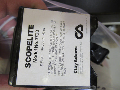 Scopelite Lamp No Bulb Microscope Part Optics