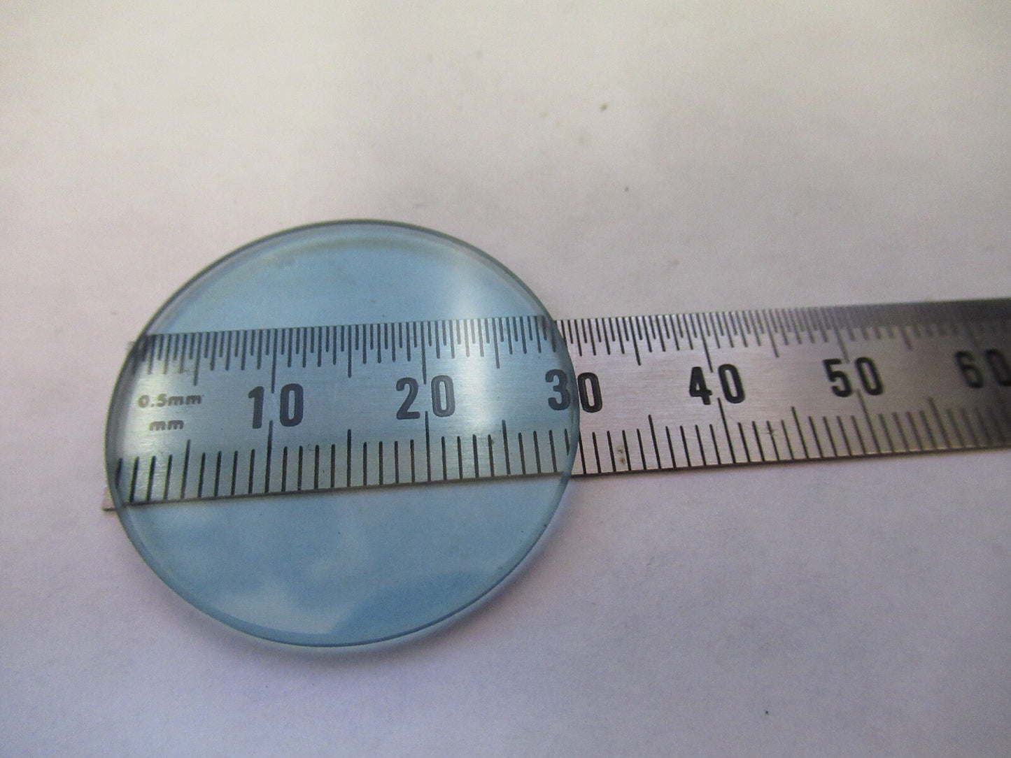 OPTICAL HEAT ABSORBING GLASS FILTER MICROSCOPE PART OPTICS AS PICTURED S1-B-14