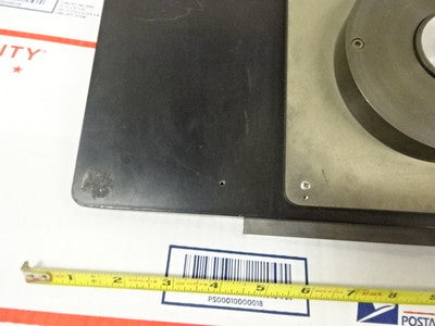MICROSCOPE PART ROTATING ROTATABLE STAGE SPECIMEN TABLE AS IS  #TB-1-B