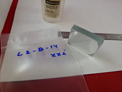BECKMAN INSTRUMENT SPECTRAL OPTICAL CONCAVE MIRROR LASER OPTICS #L2-B-14