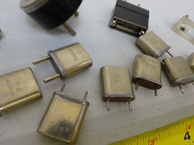 LOT ANTIQUE McCOY BLILEY JK PR QUARTZ CRYSTALS WWII FREQUENCY AS IS BN#K6-76
