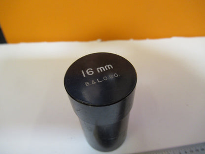 EMPTY BAUSCH LOMB OBJECTIVE CONTAINER 16mm MICROSCOPE PART AS PICTURED &A4-A-46