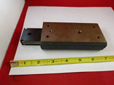 LINEAR POSITIONING SLIDE STAGE TABLE AUTOMATION GAGES AS PICTURED &IL-74-24