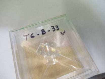 OPTICAL SPECTRA PHYSICS COATED PLATE LENS PHOTONICS OPTICS AS PICTURED T6-B-33