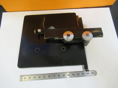 Bausch & Lomb Antique Stage Table Xy Microscope Part