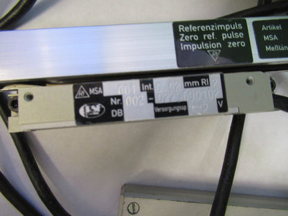 RSF GERMANY POSITIONING SENSOR STAGE MICROSCOPE PART AS PICTURED V8-B-35