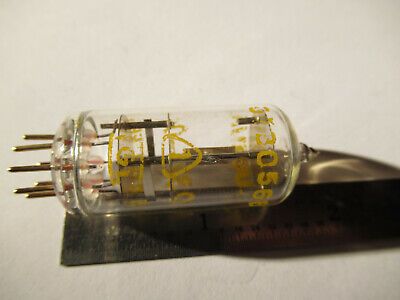 ANTIQUE QUARTZ RADIO CRYSTAL NARVA GLASS HOLDER FREQUENCY CONTROL #F4-A-79