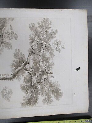 ANTIQUE ETCHING ITALIA ROME CIRCA 1810 GASPARD DUGHET PIETRO PARBONI AS PIC vi