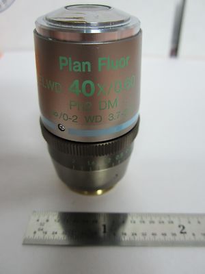 OPTICAL MICROSCOPE NIKON FLUOR OBJECTIVE DIC 40X INFINITY OPTICS BIN#B2-C-98