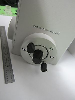 MICROSCOPE 307-143 LEITZ GERMANY LAMP HOUSING ILLUMINATOR OPTICS AS IS BIN#P3-02