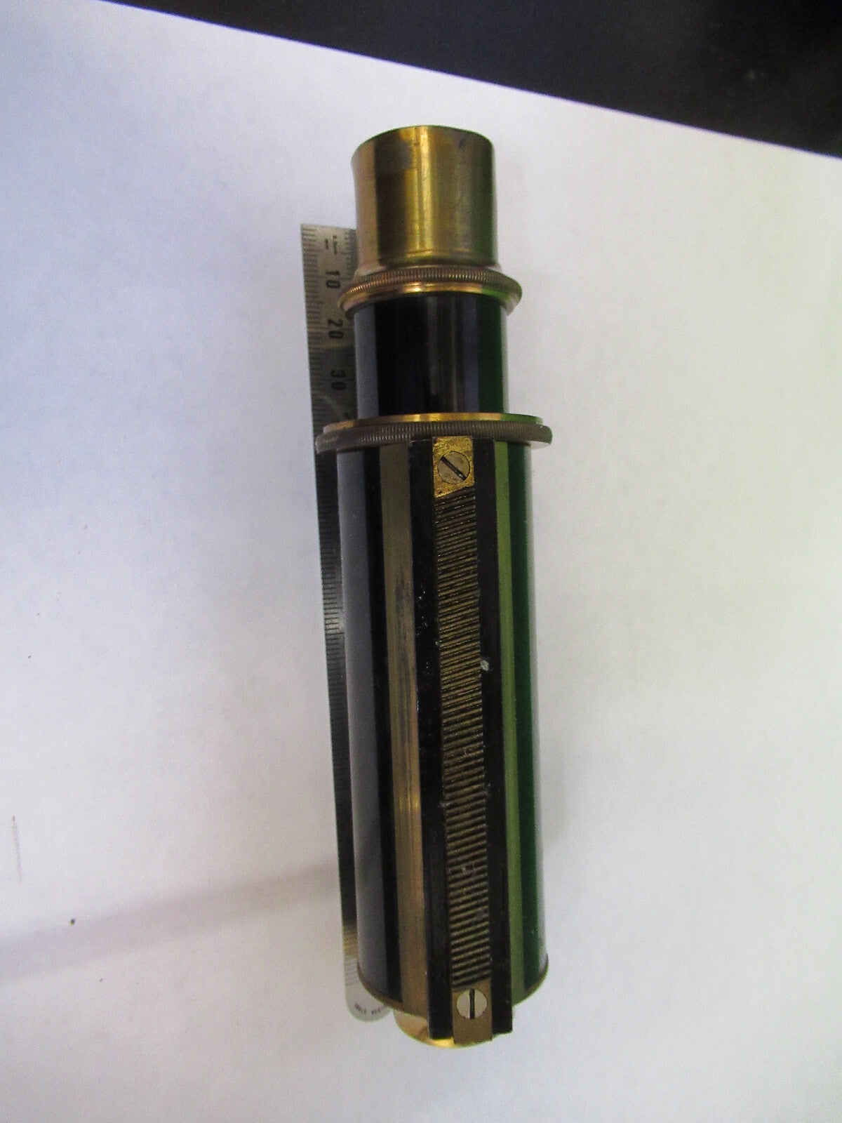 ANTIQUE BAUSCH LOMB TUBUS BRASS MICROSCOPE PART AS PICTURED S1-B-03